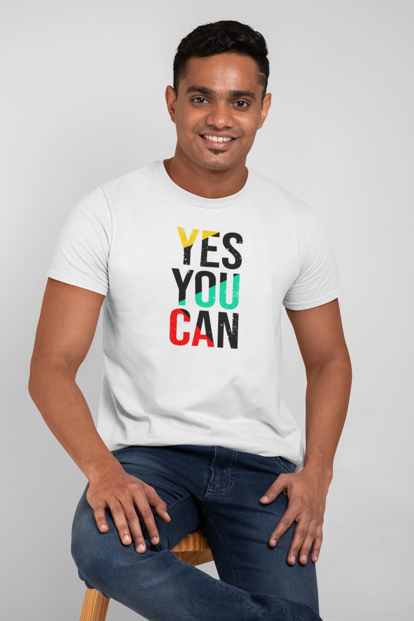 YES YOU CAN MEN TEE
