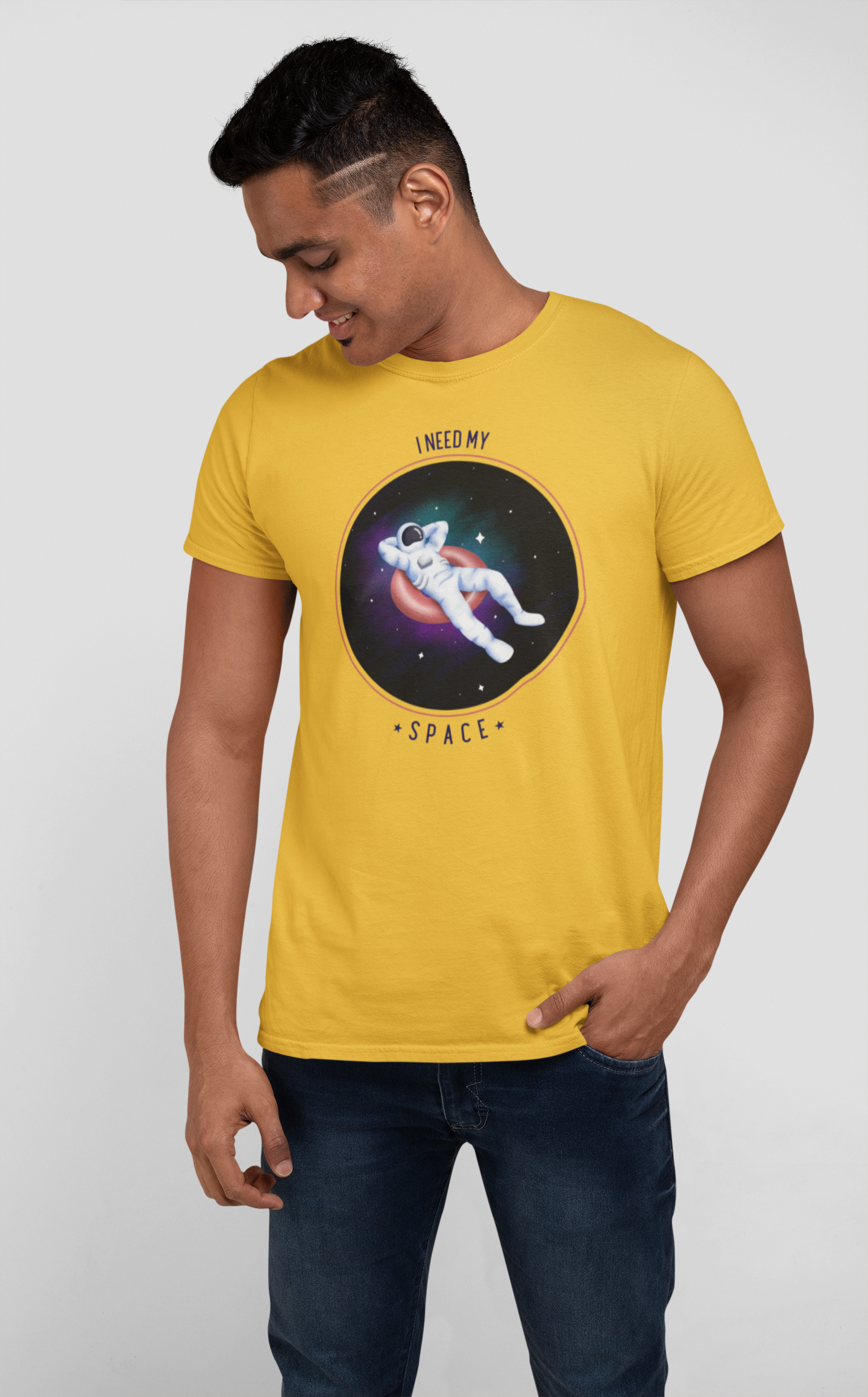 I NEED MY SPACE MEN TEE