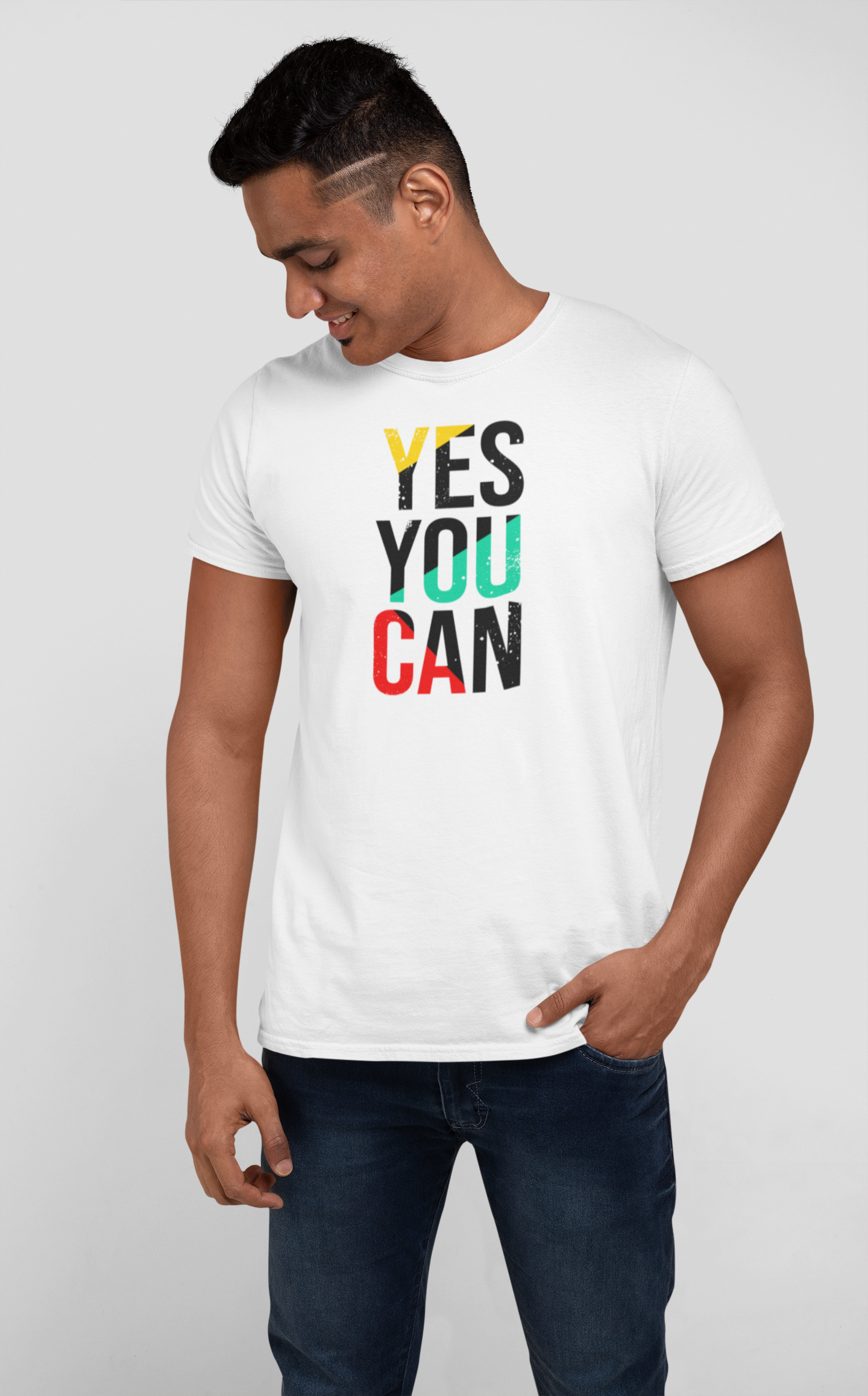 YES YOU CAN MEN TEE