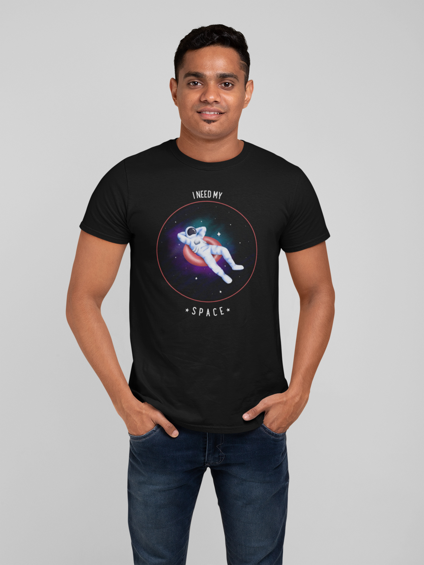 I NEED MY SPACE MEN TEE