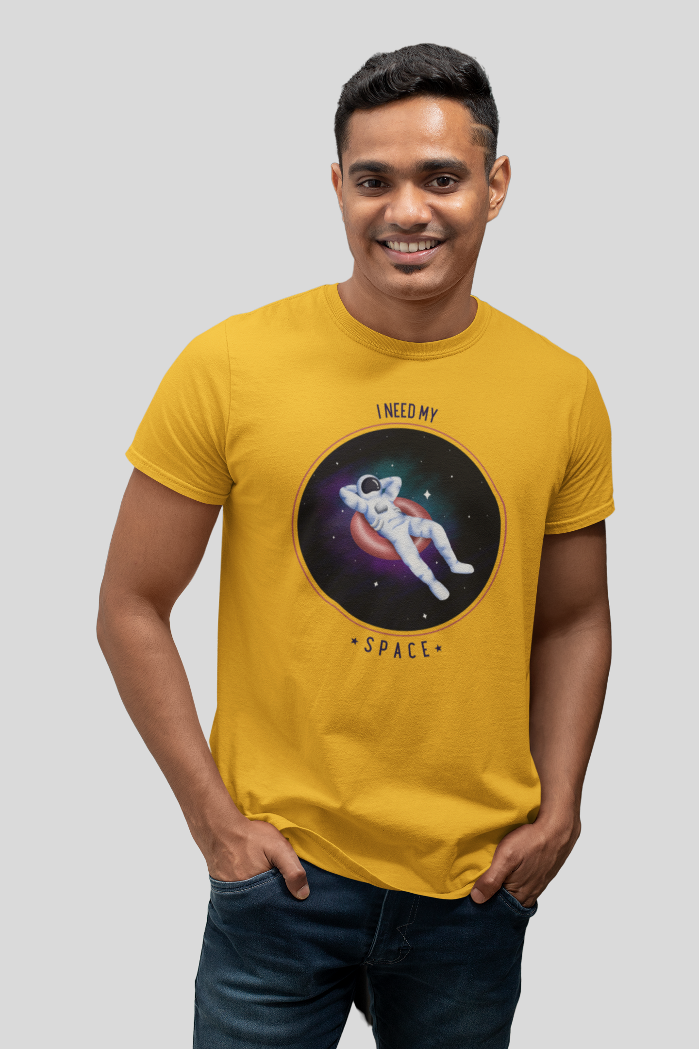 I NEED MY SPACE MEN TEE