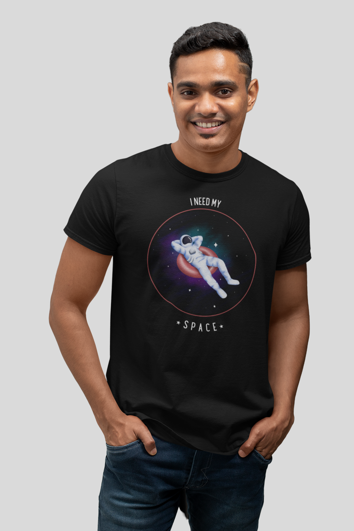 I NEED MY SPACE MEN TEE