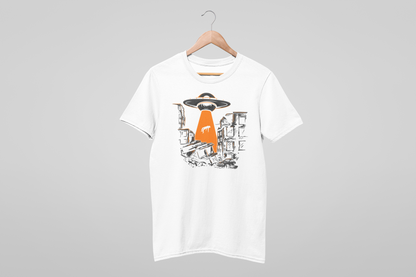 SPACE SHIP ABDUCTION MEN TEE