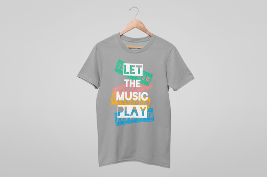 LET THE MUSIC PLAY MEN TEE