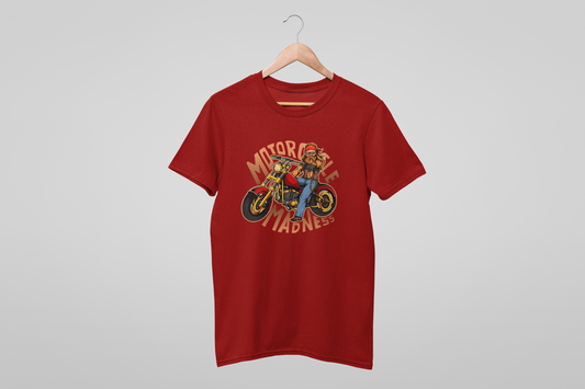 MOTORCYCLE MADNESS MEN TEE