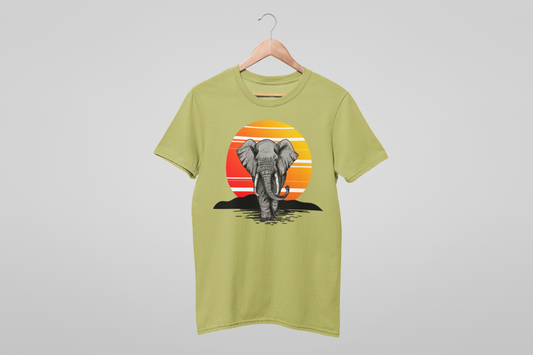 ELEPHANT AND THE SUN MEN TEE