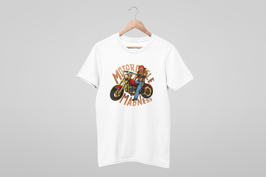 MOTORCYCLE MADNESS MEN TEE