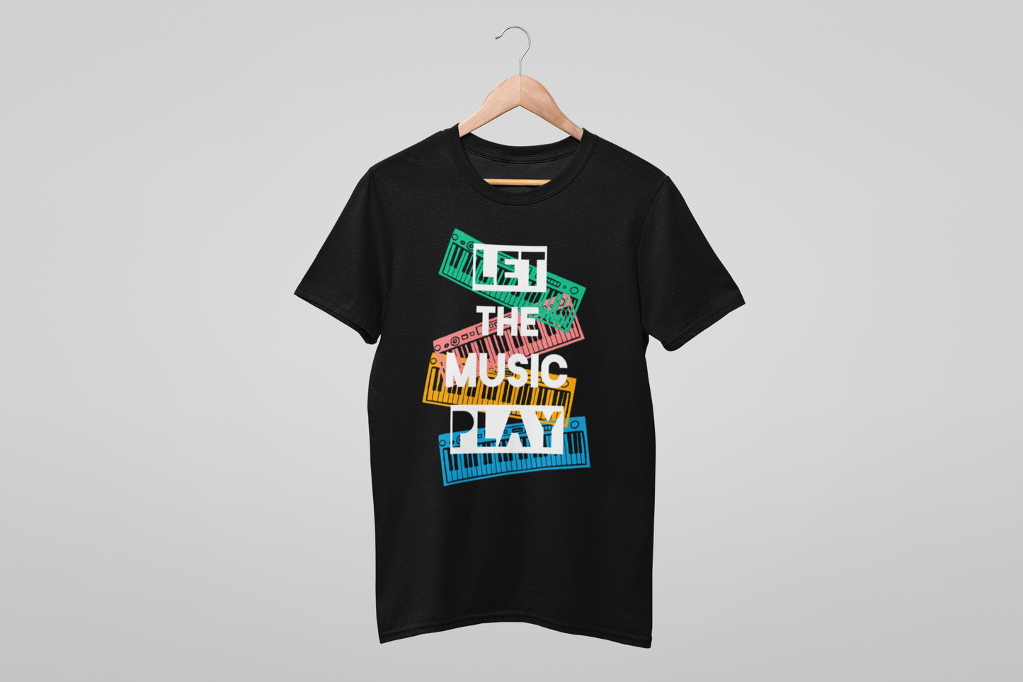 LET THE MUSIC PLAY MEN TEE