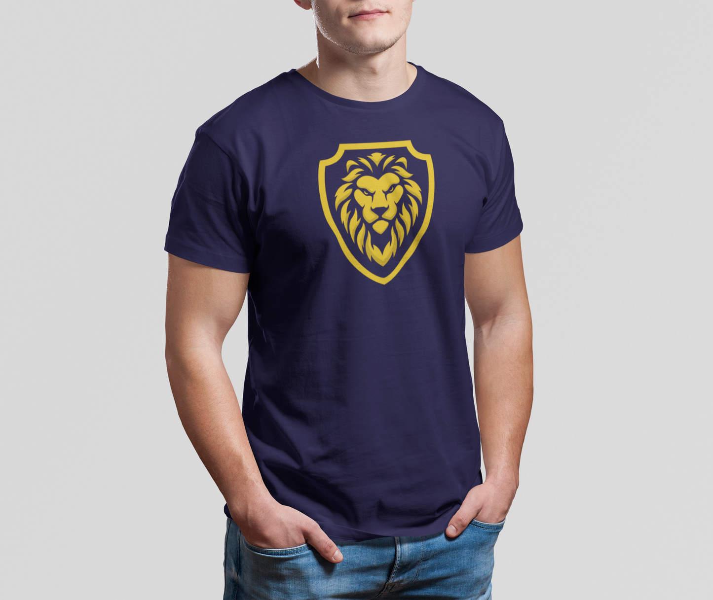 LION FACE MEN TEE