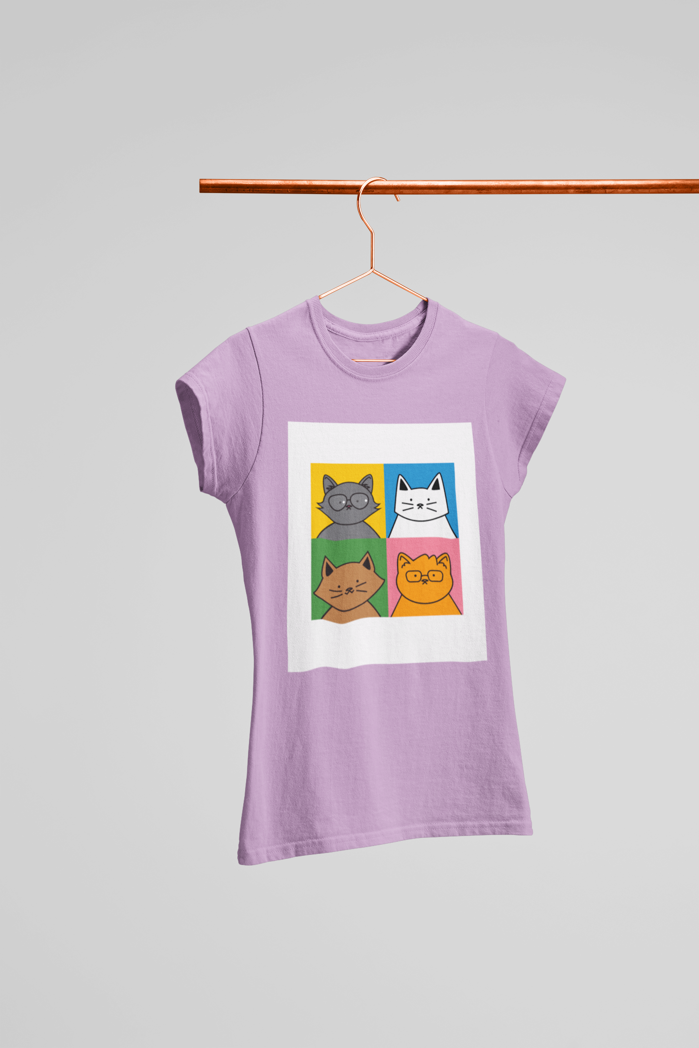 4 CATS WOMEN T-SHIRT