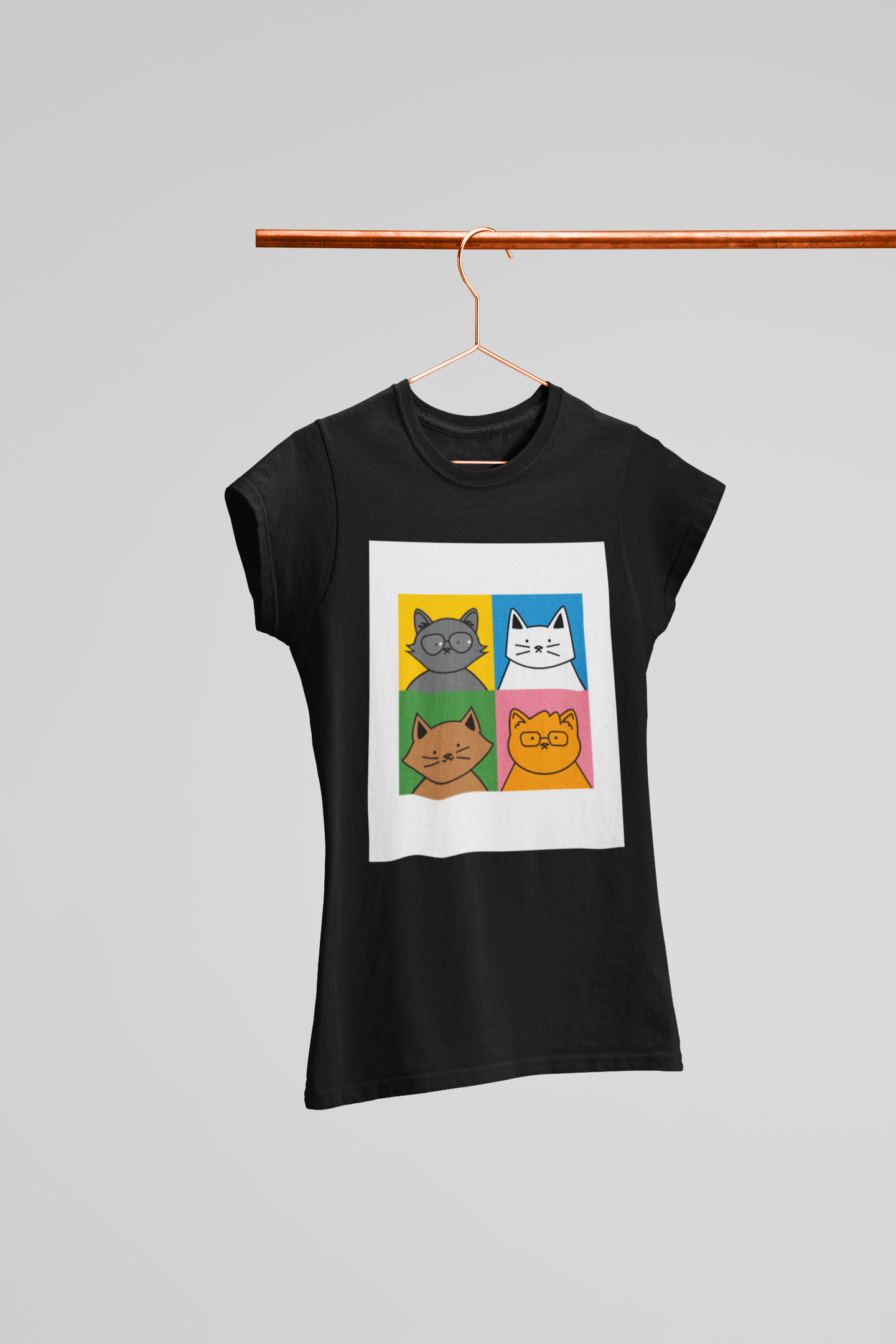 4 CATS WOMEN T-SHIRT