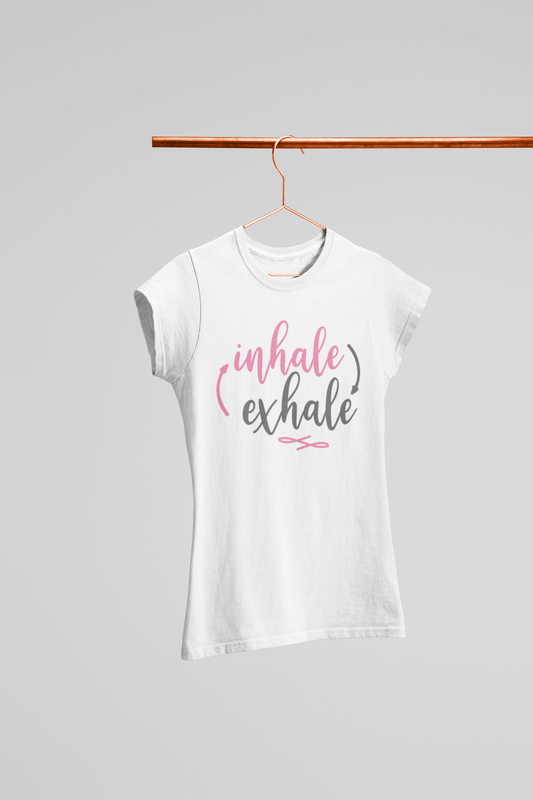 INHALE EXHALE WOMEN T-SHIRT