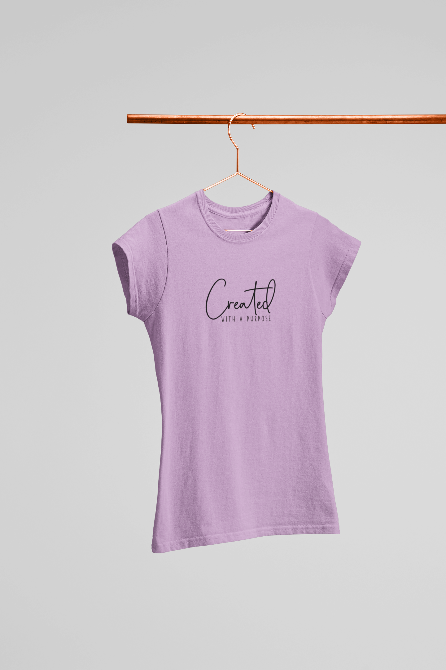 CREATED WITH A PURPOSE WOMEN T-SHIRT