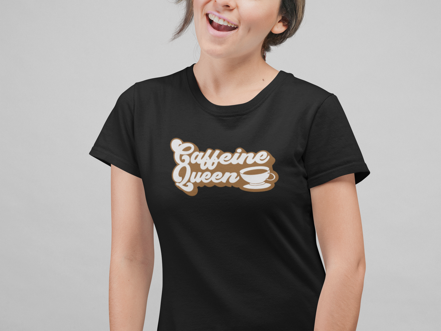 CAFFEINE QUEEN WOMEN T-SHIRT