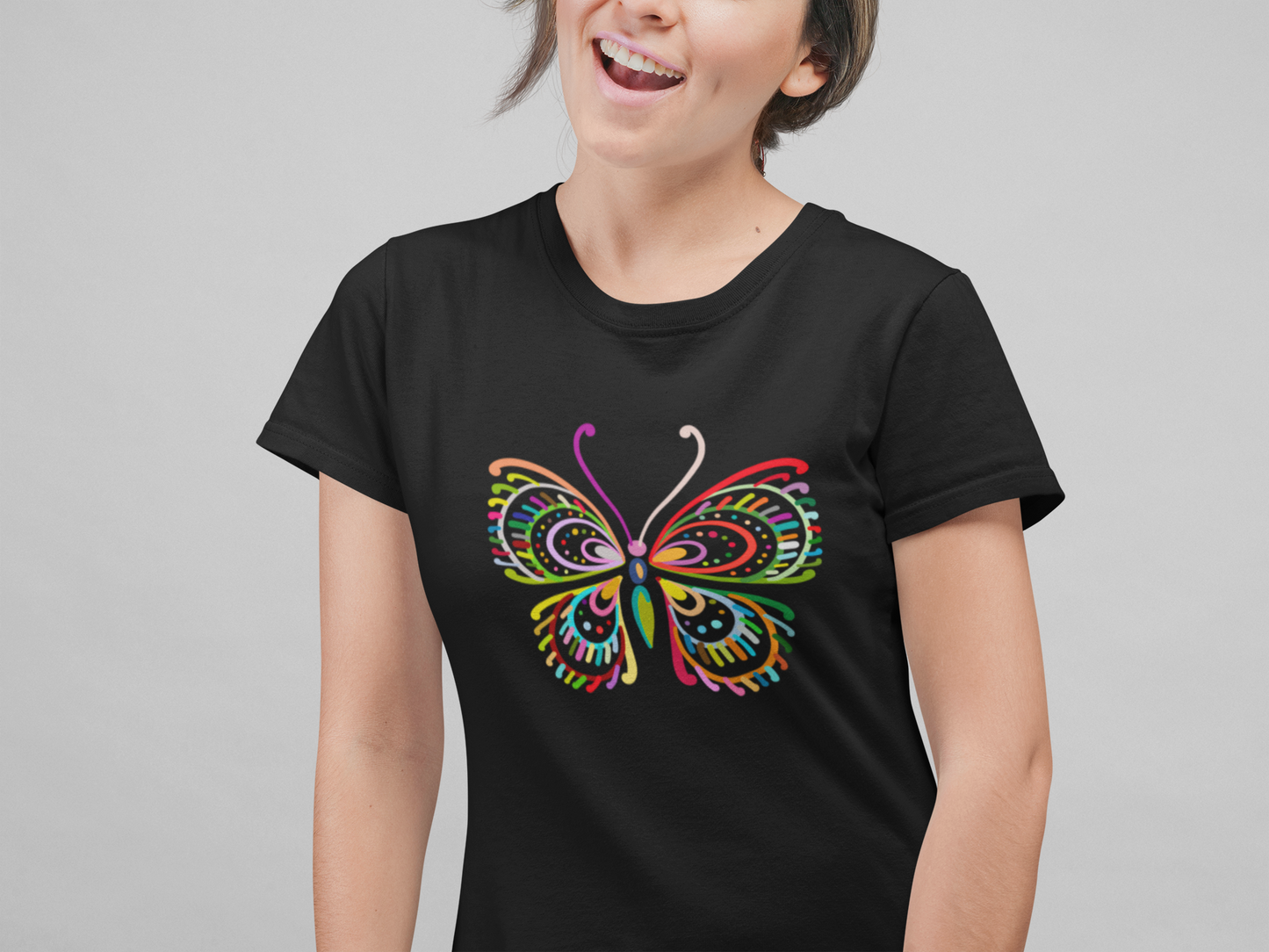 BUTTERFLY WOMEN T-SHIRT