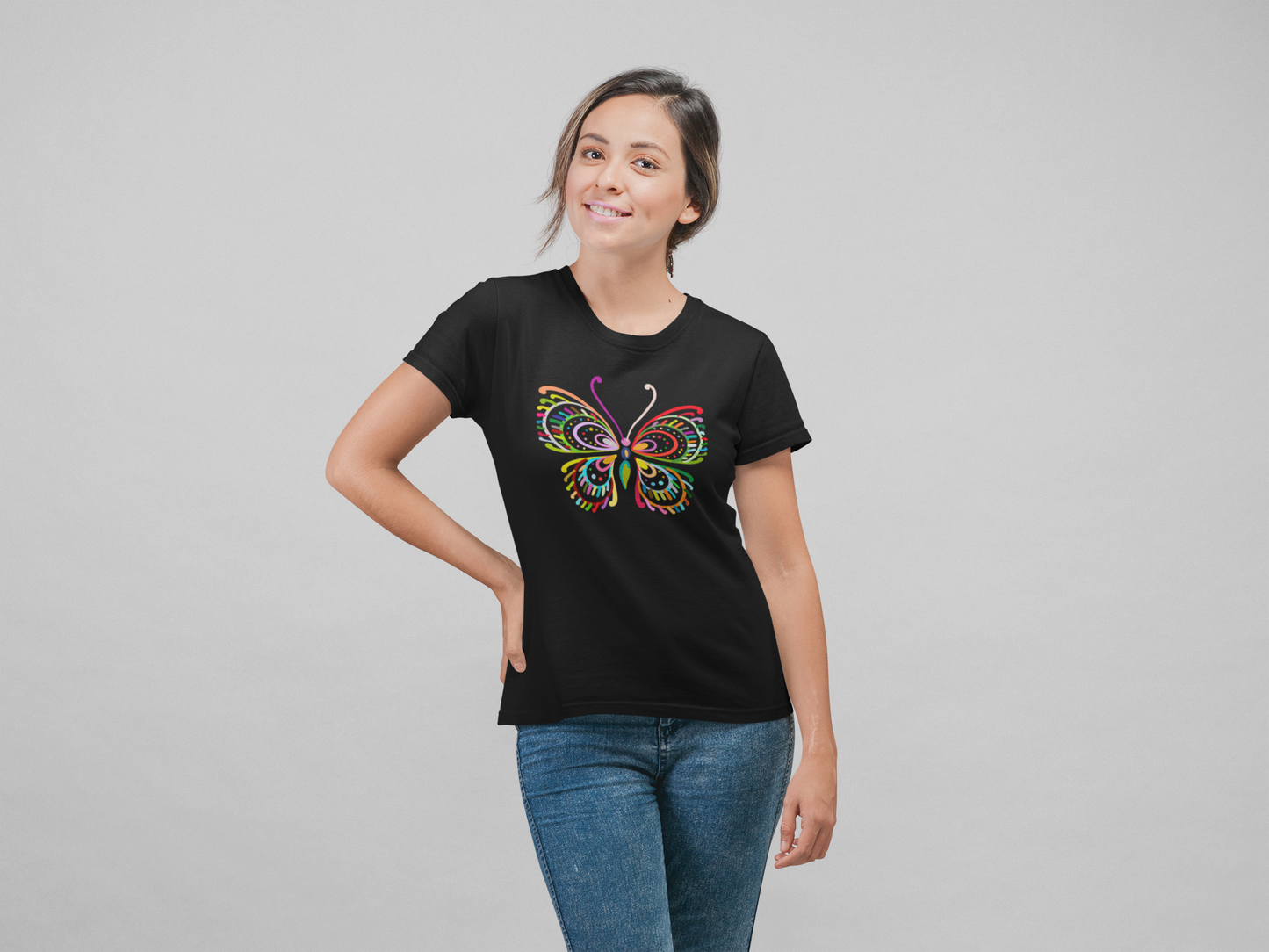 BUTTERFLY WOMEN T-SHIRT