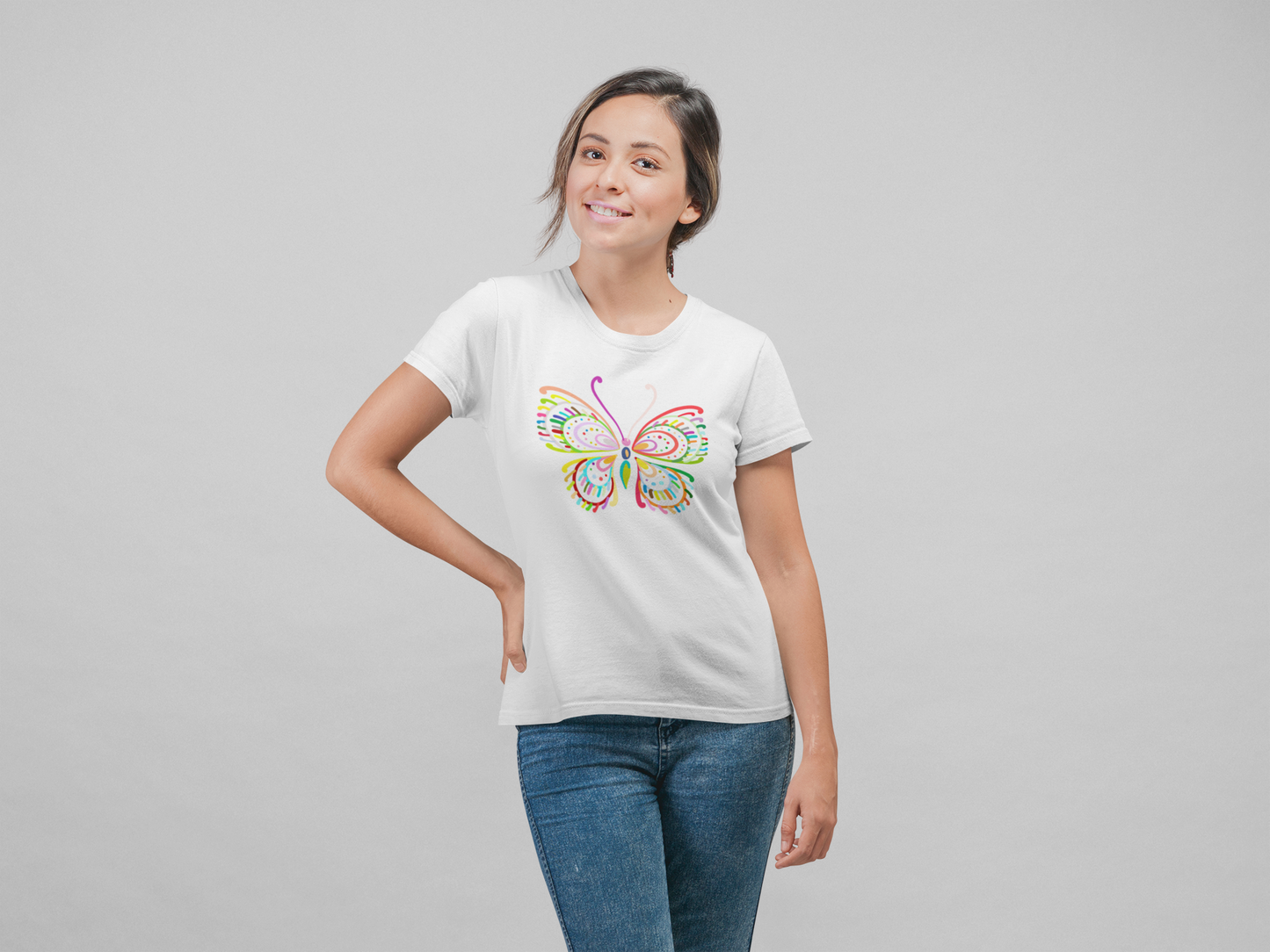 BUTTERFLY WOMEN T-SHIRT