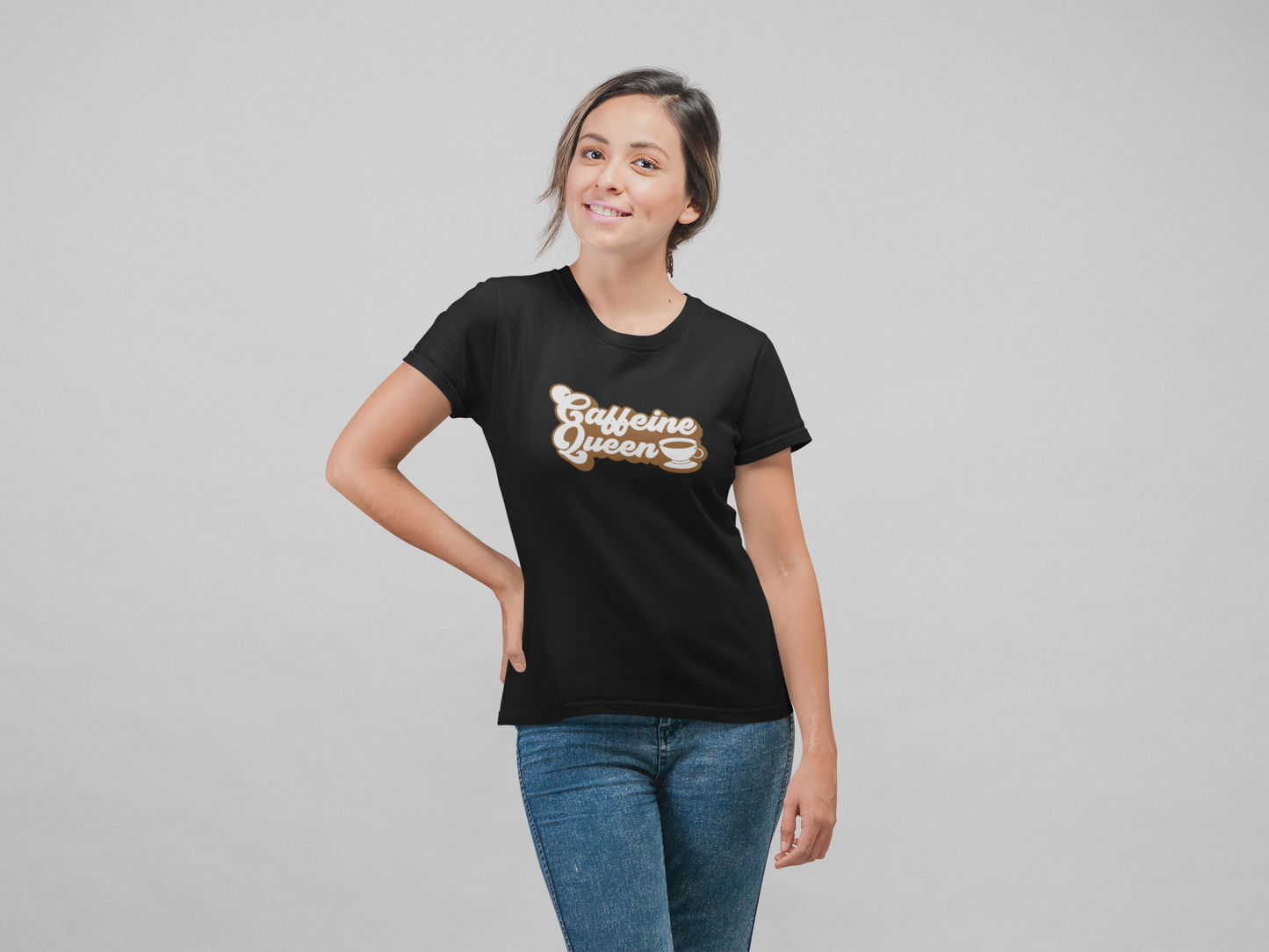 CAFFEINE QUEEN WOMEN T-SHIRT