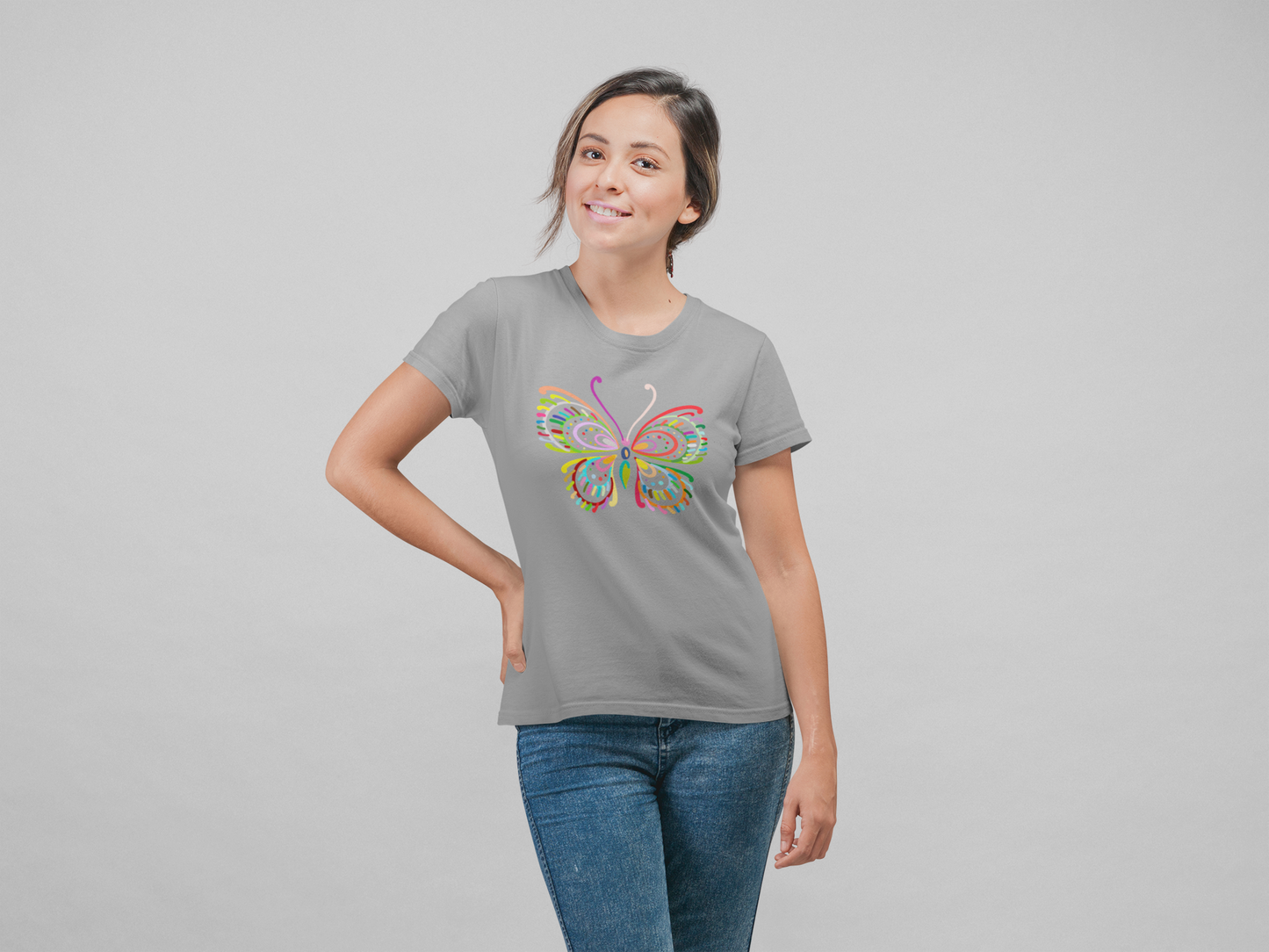 BUTTERFLY WOMEN T-SHIRT