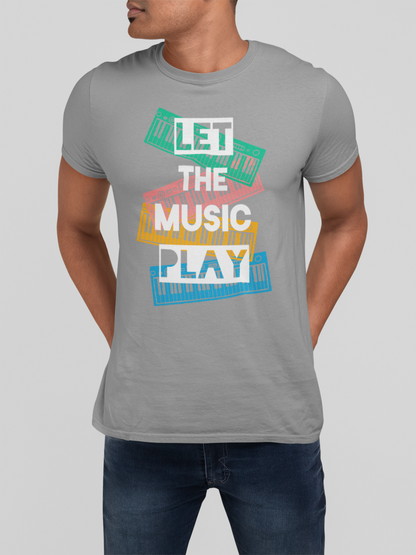 LET THE MUSIC PLAY MEN TEE